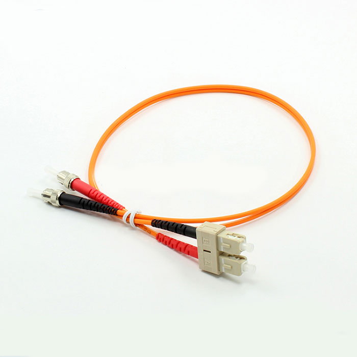 ST-SC Double Core Multimode Fiber Patch Cord - Click Image to Close